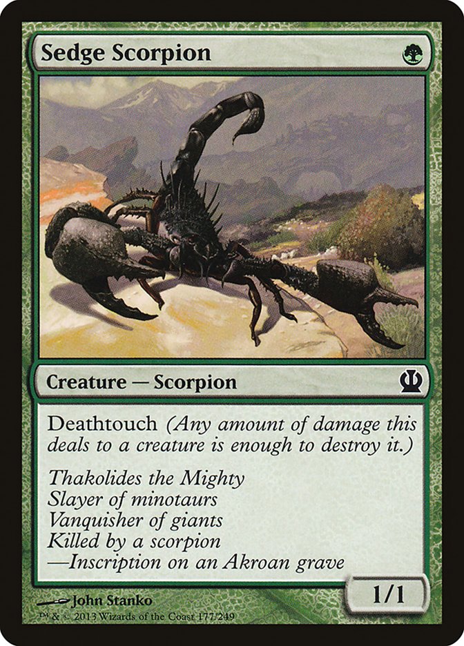 Sedge Scorpion [Theros] | Pegasus Games WI