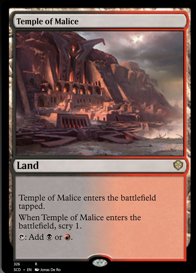 Temple of Malice [Starter Commander Decks] | Pegasus Games WI