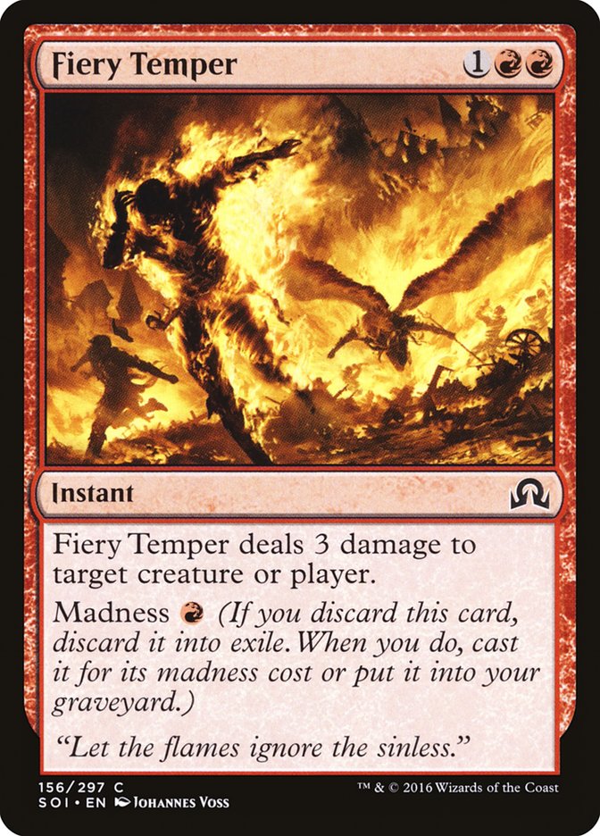 Fiery Temper [Shadows over Innistrad] | Pegasus Games WI