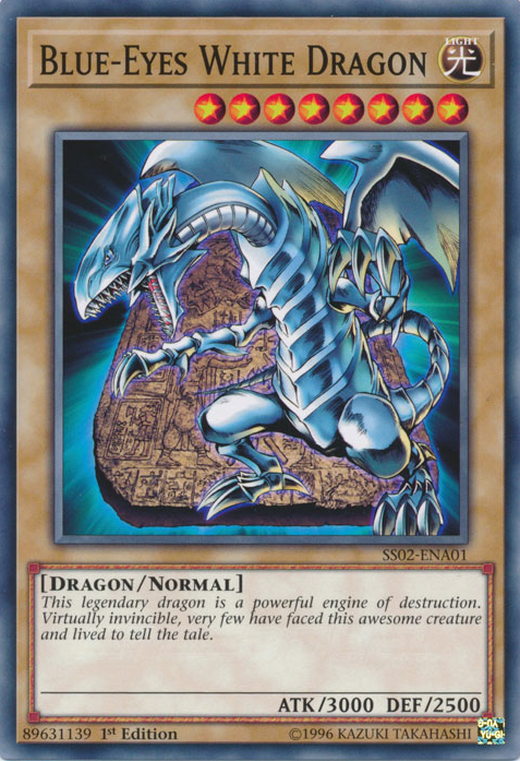 Blue-Eyes White Dragon [SS02-ENA01] Common | Pegasus Games WI