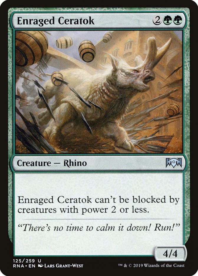 Enraged Ceratok [Ravnica Allegiance] | Pegasus Games WI