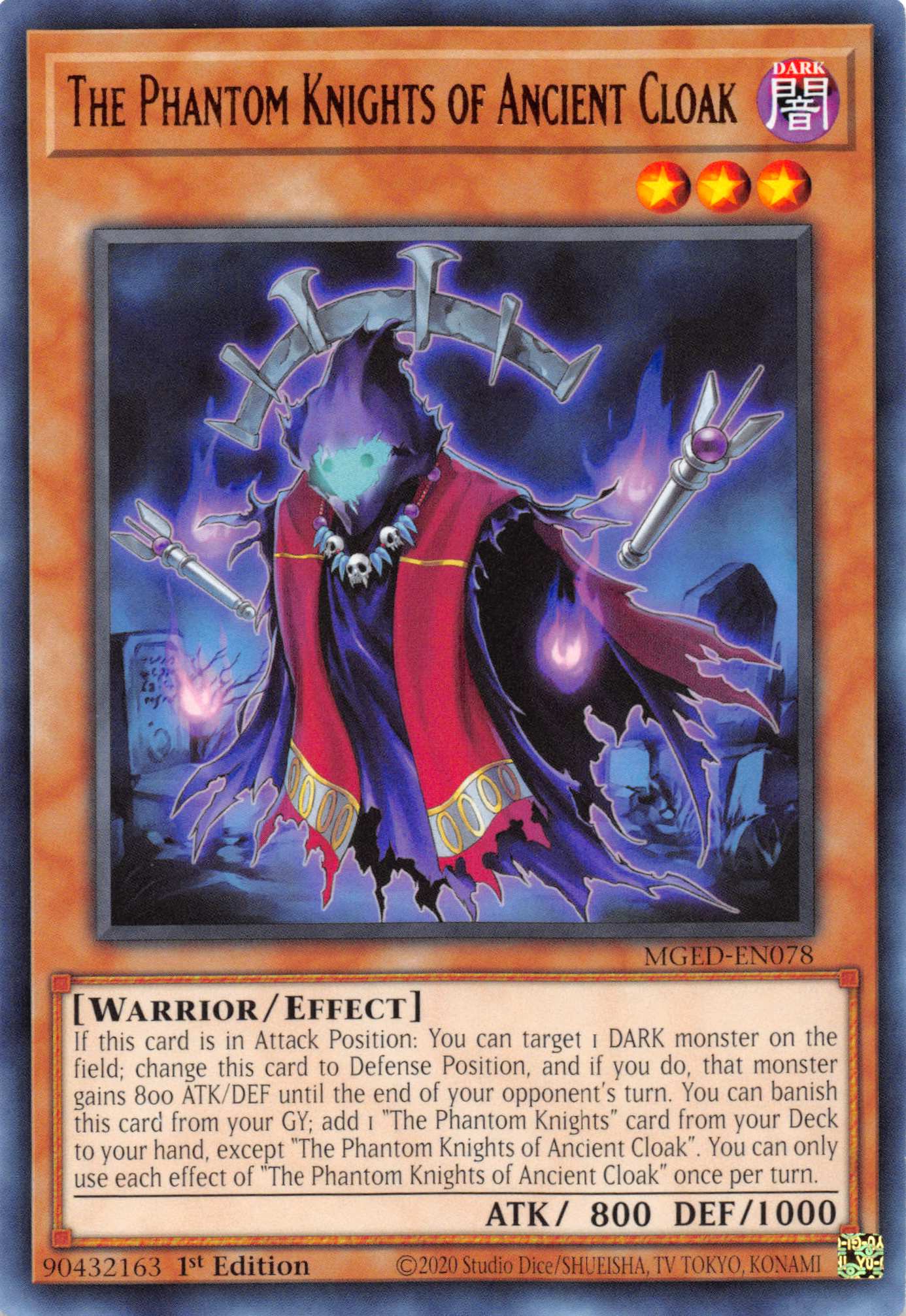 The Phantom Knights of Ancient Cloak [MGED-EN078] Rare | Pegasus Games WI
