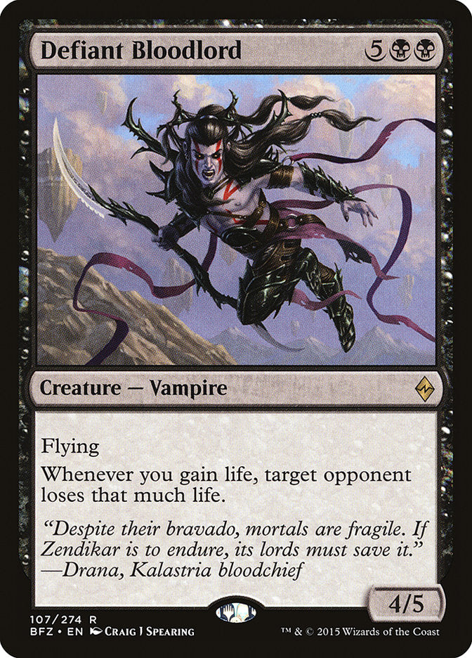 Defiant Bloodlord [Battle for Zendikar] | Pegasus Games WI