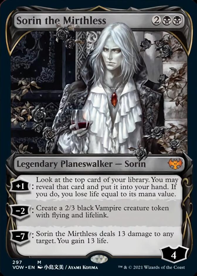 Sorin the Mirthless (Showcase Fang Frame) [Innistrad: Crimson Vow] | Pegasus Games WI