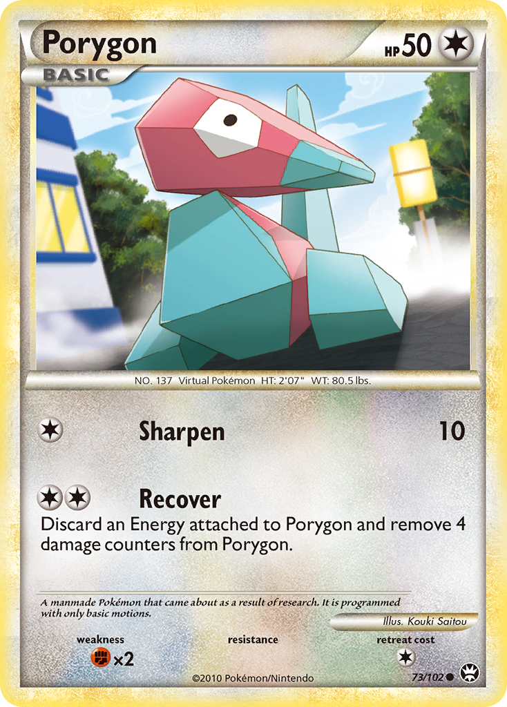 Porygon (73/102) [HeartGold & SoulSilver: Triumphant] | Pegasus Games WI