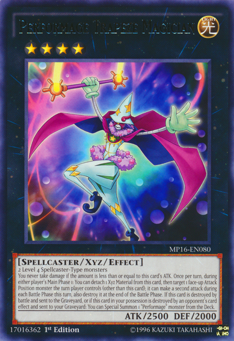 Performage Trapeze Magician [MP16-EN080] Rare | Pegasus Games WI