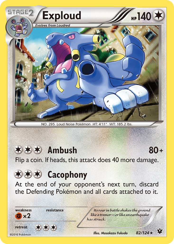 Exploud (82/124) [XY: Fates Collide] | Pegasus Games WI