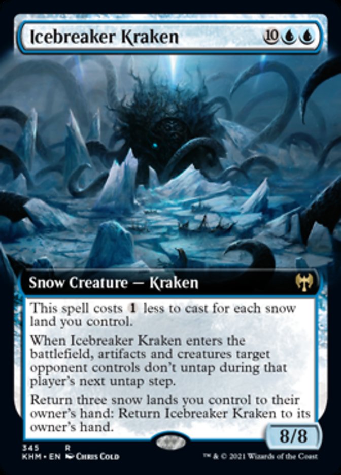 Icebreaker Kraken (Extended Art) [Kaldheim] | Pegasus Games WI
