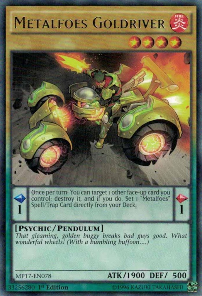 Metalfoes Goldriver [MP17-EN078] Rare | Pegasus Games WI