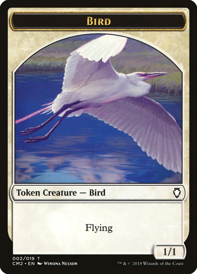 Bird Token [Commander Anthology Volume II Tokens] | Pegasus Games WI