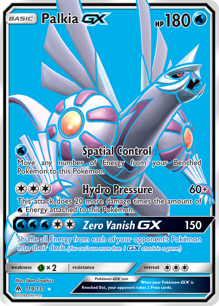 Palkia GX (119/131) [Sun & Moon: Forbidden Light] | Pegasus Games WI