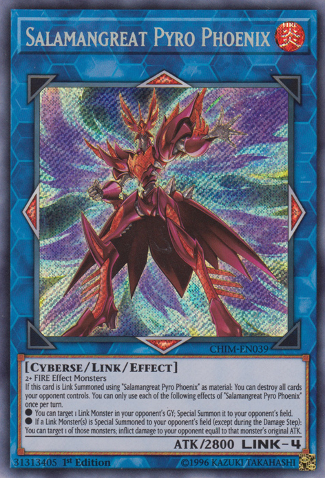 Salamangreat Pyro Phoenix [CHIM-EN039] Secret Rare | Pegasus Games WI