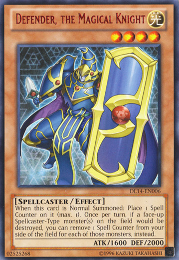 Defender, the Magical Knight (Red) [DL14-EN006] Rare | Pegasus Games WI