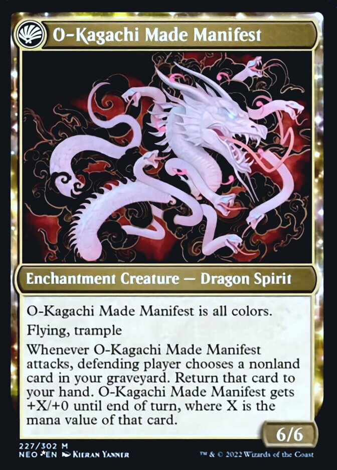 The Kami War // O-Kagachi Made Manifest [Kamigawa: Neon Dynasty Prerelease Promos] | Pegasus Games WI