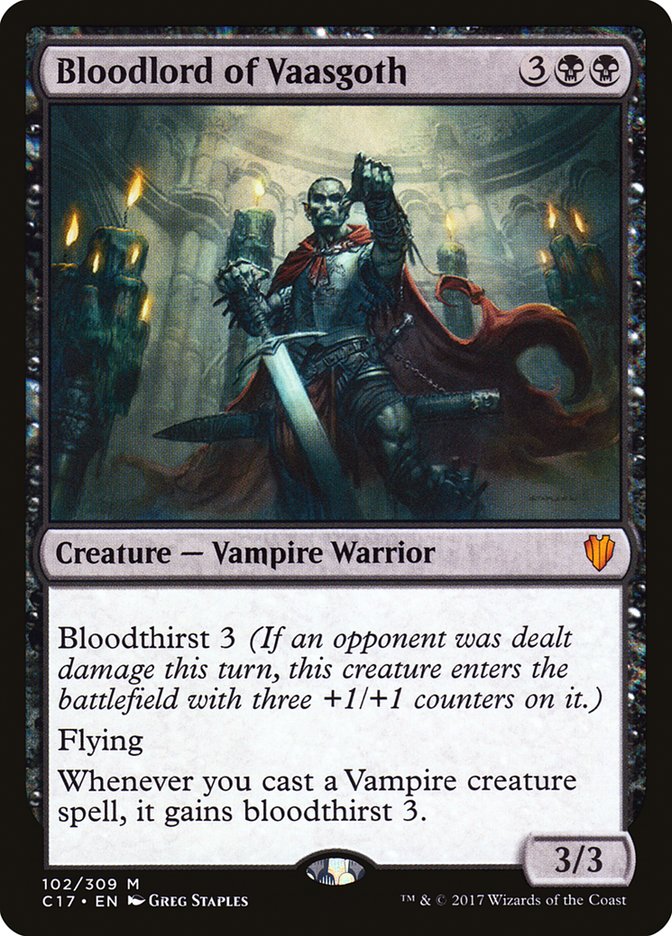 Bloodlord of Vaasgoth [Commander 2017] | Pegasus Games WI