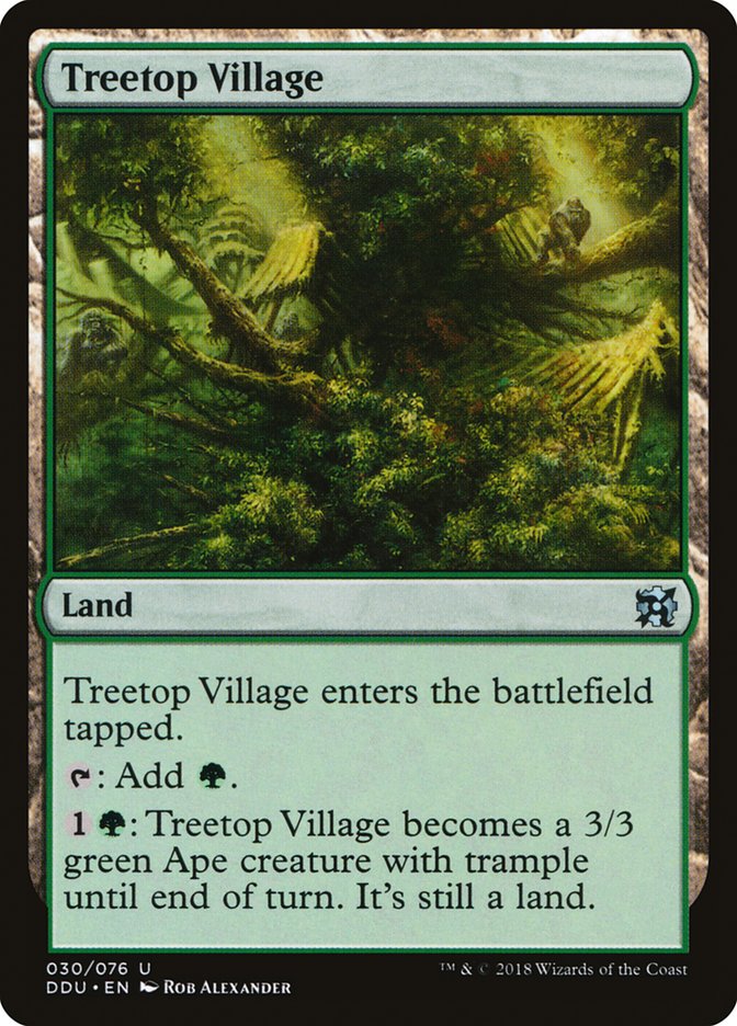 Treetop Village [Duel Decks: Elves vs. Inventors] | Pegasus Games WI