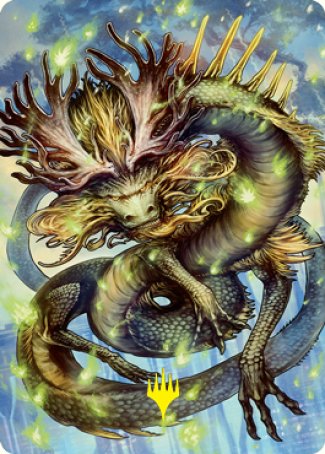 Kura, the Boundless Sky Art Card (Gold-Stamped Signature) [Kamigawa: Neon Dynasty Art Series] | Pegasus Games WI