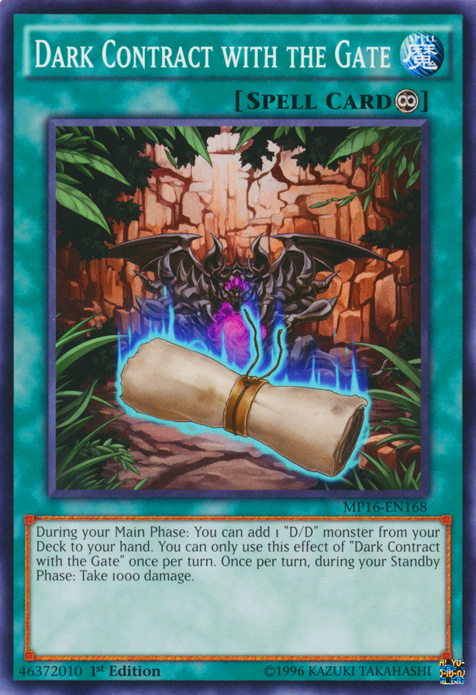 Dark Contract with the Gate [MP16-EN168] Common | Pegasus Games WI