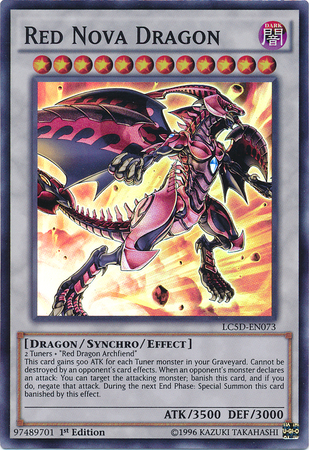 Red Nova Dragon [LC5D-EN073] Super Rare | Pegasus Games WI