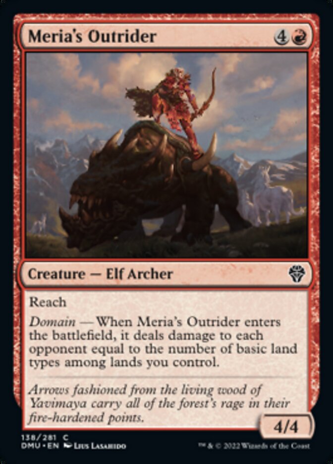 Meria's Outrider [Dominaria United] | Pegasus Games WI