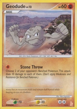 Geodude (1/11) [Diamond & Pearl: Trainer Kit - Lucario] | Pegasus Games WI