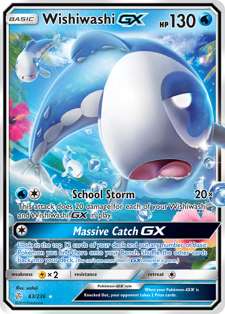 Wishiwashi GX (63/236) [Sun & Moon: Cosmic Eclipse] | Pegasus Games WI