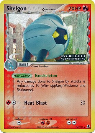 Shelgon (54/113) (Delta Species) (Stamped) [EX: Delta Species] | Pegasus Games WI