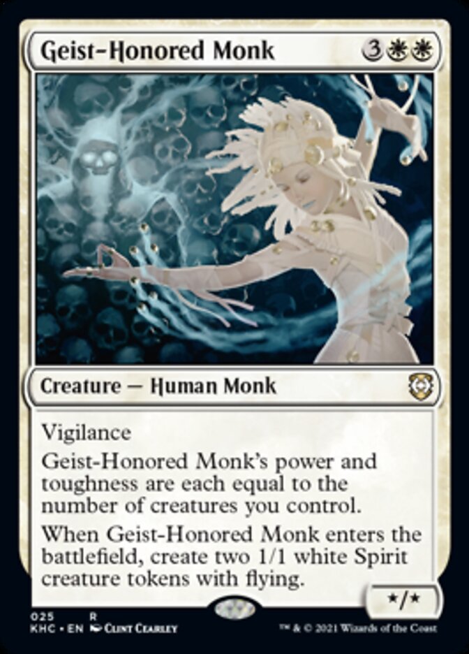 Geist-Honored Monk [Kaldheim Commander] | Pegasus Games WI