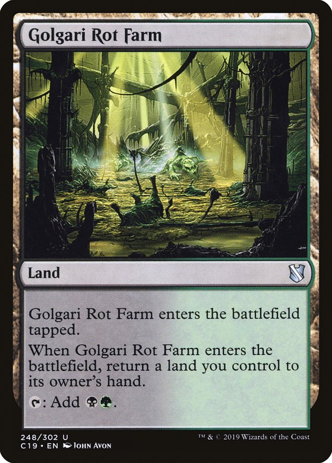 Golgari Rot Farm [Commander 2019] | Pegasus Games WI