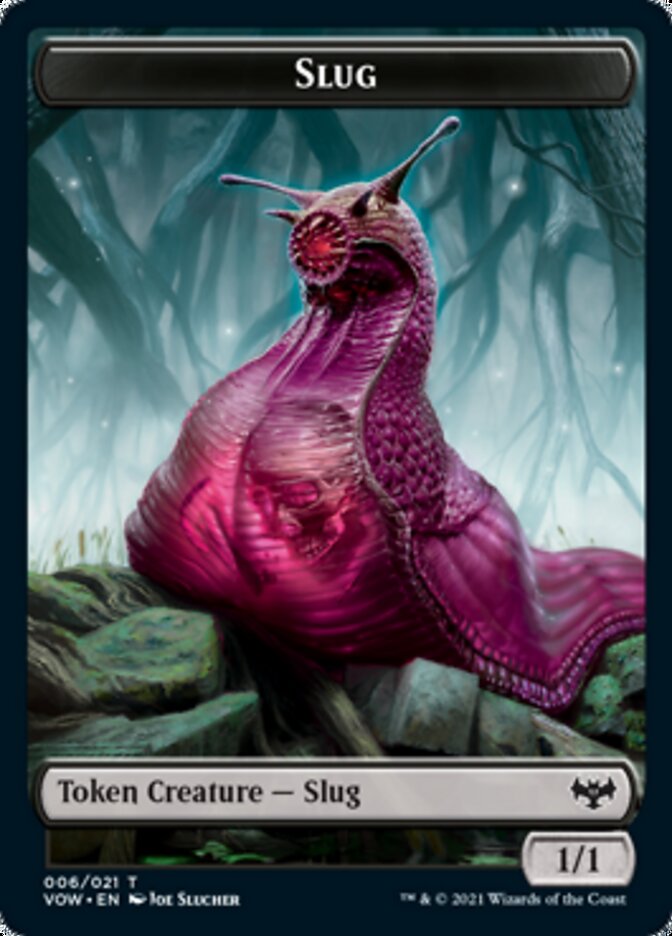 Insect // Slug Double-Sided Token [Innistrad: Crimson Vow Tokens] | Pegasus Games WI