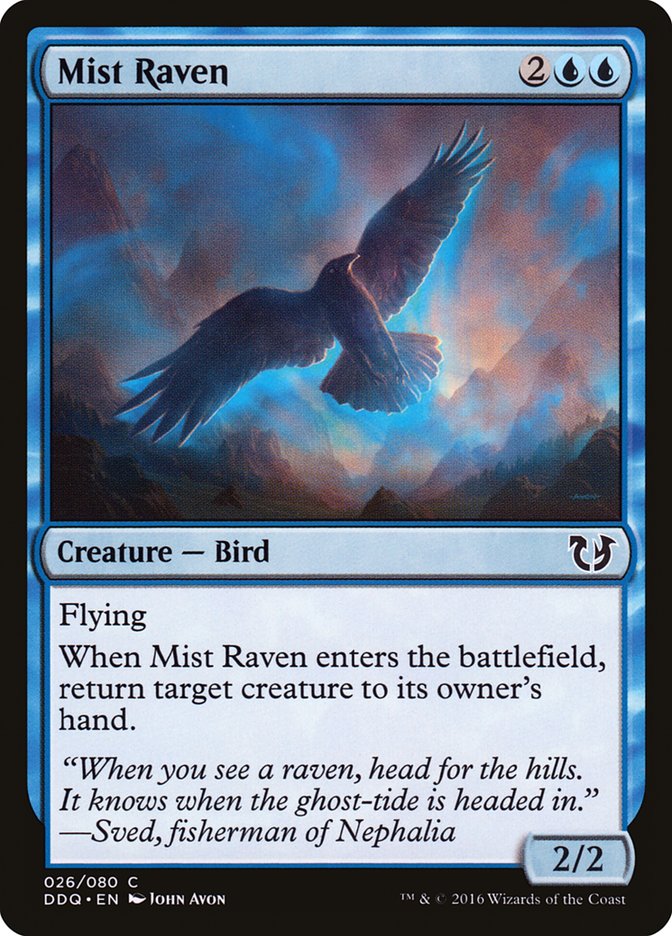 Mist Raven [Duel Decks: Blessed vs. Cursed] | Pegasus Games WI