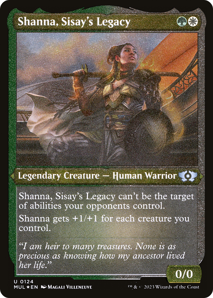 Shanna, Sisay's Legacy (Foil Etched) [Multiverse Legends] | Pegasus Games WI