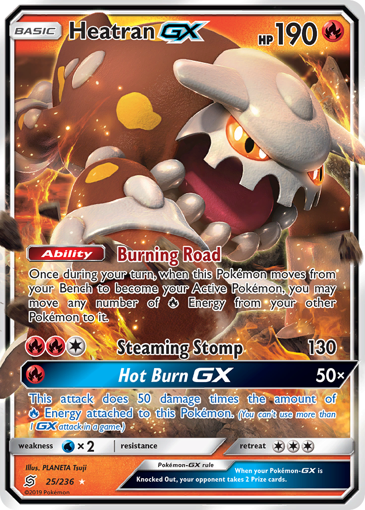 Heatran GX (25/236) [Sun & Moon: Unified Minds] | Pegasus Games WI