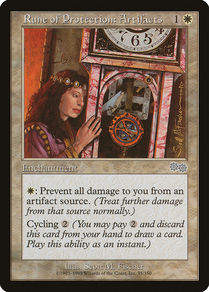 Rune of Protection: Artifacts [Urza's Saga] | Pegasus Games WI