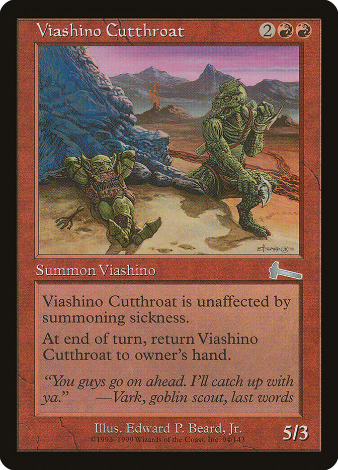 Viashino Cutthroat [Urza's Legacy] | Pegasus Games WI