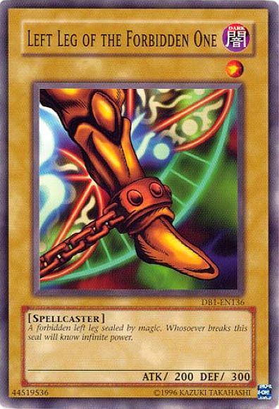 Left Leg of the Forbidden One [DB1-EN136] Common | Pegasus Games WI