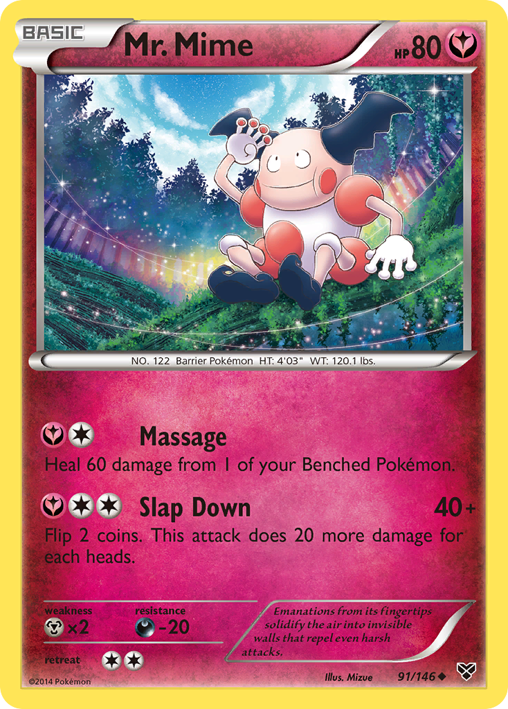 Mr. Mime (91/146) [XY: Base Set] | Pegasus Games WI