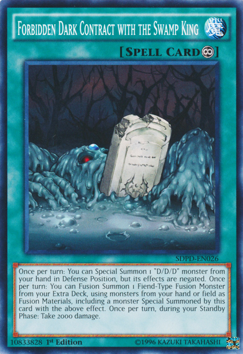 Forbidden Dark Contract with the Swamp King [SDPD-EN026] Common | Pegasus Games WI