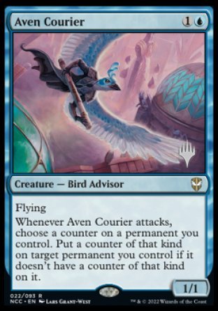 Aven Courier (Promo Pack) [Streets of New Capenna Commander Promos] | Pegasus Games WI