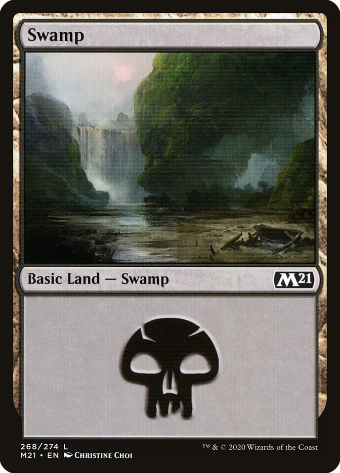 Swamp (268) [Core Set 2021] | Pegasus Games WI