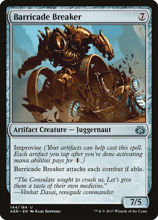 Barricade Breaker [Aether Revolt] | Pegasus Games WI