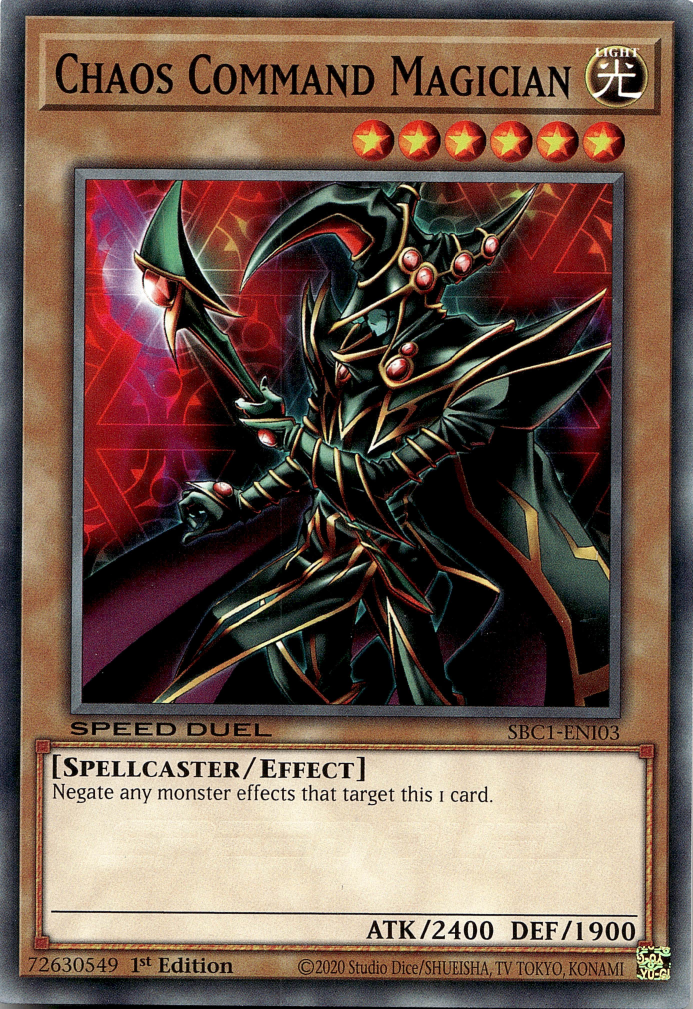 Chaos Command Magician [SBC1-ENI03] Common | Pegasus Games WI