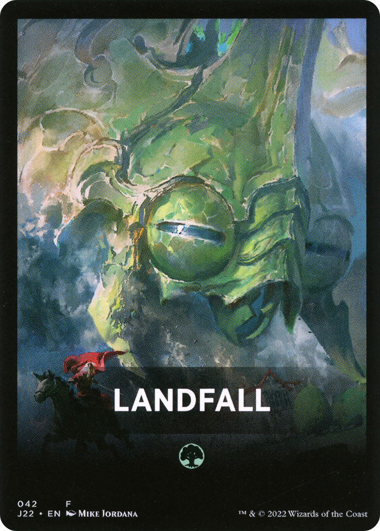 Landfall Theme Card [Jumpstart 2022 Front Cards] | Pegasus Games WI
