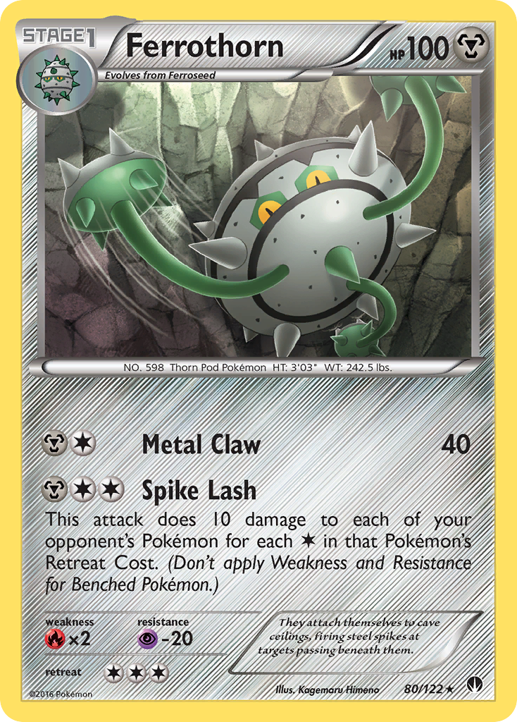 Ferrothorn (80/122) [XY: BREAKpoint] | Pegasus Games WI