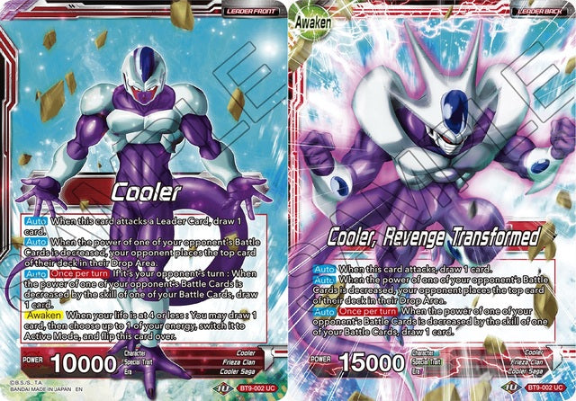 Cooler // Cooler, Revenge Transformed [BT9-002] | Pegasus Games WI