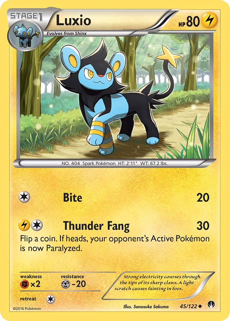 Luxio (45/122) [XY: BREAKpoint] | Pegasus Games WI