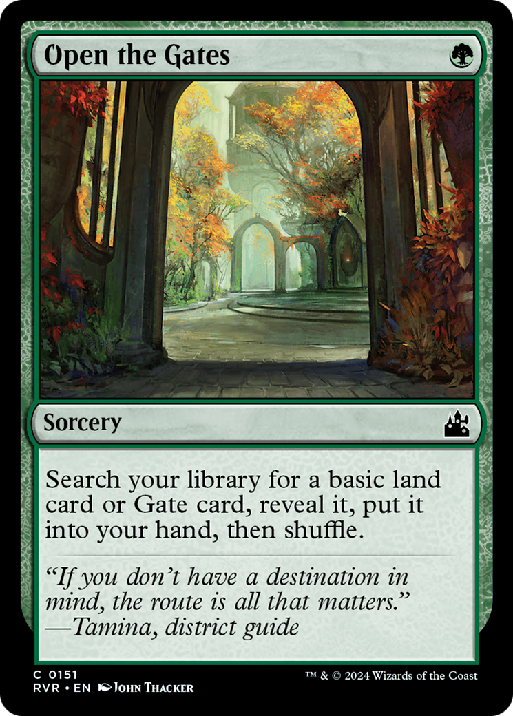 Open the Gates [Ravnica Remastered] | Pegasus Games WI
