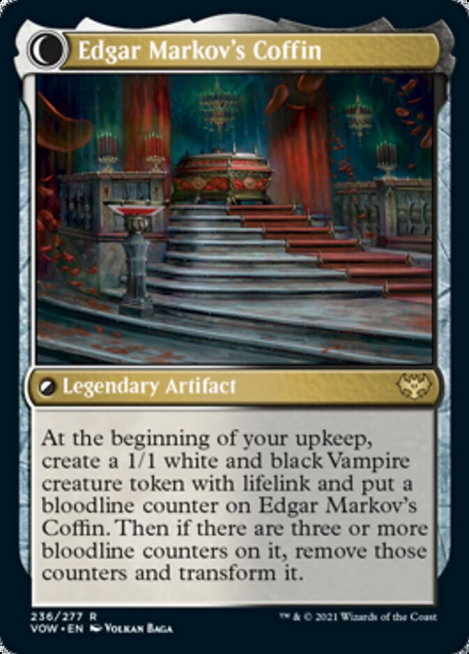 Edgar, Charmed Groom // Edgar Markov's Coffin [Innistrad: Crimson Vow] | Pegasus Games WI