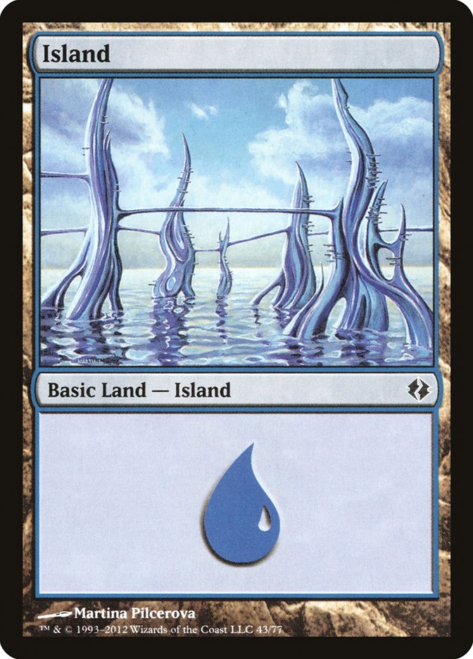 Island (43) [Duel Decks: Venser vs. Koth] | Pegasus Games WI