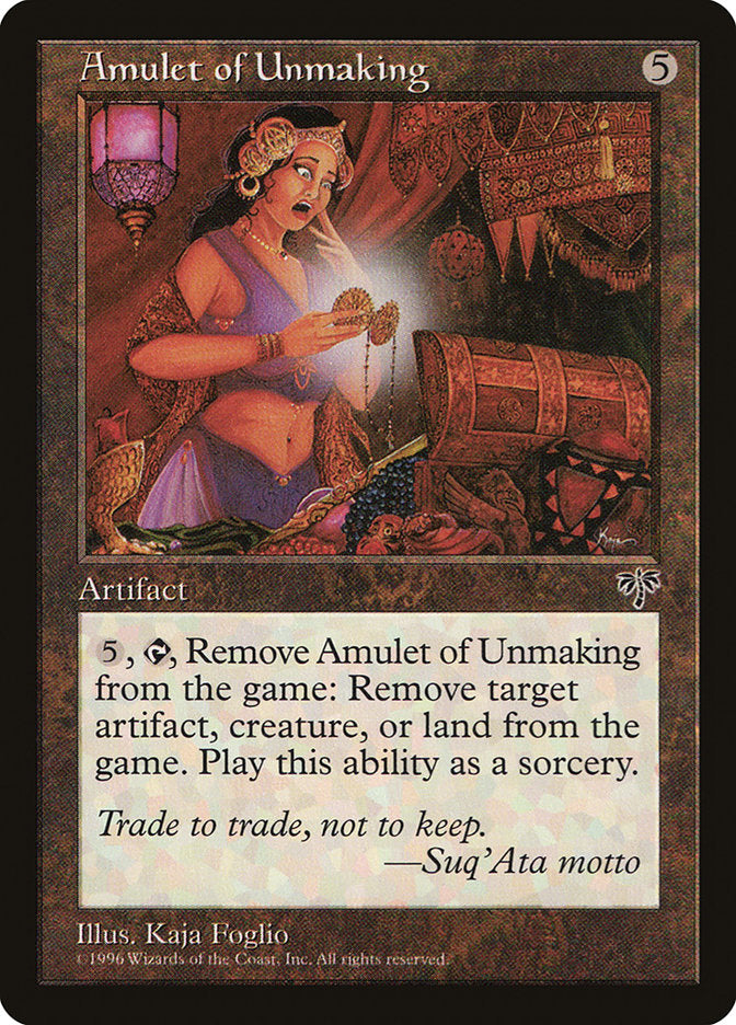 Amulet of Unmaking [Mirage] | Pegasus Games WI